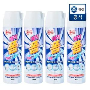 홈백신 매직폼 욕실세정제 500ml x 4개