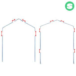 비닐하우스 지붕활대만 25mm용 조립식 일체형 간편이동설치제작 농업용파이프 상인농자재