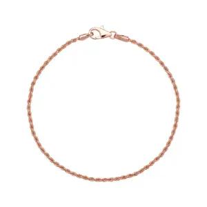 14K 팔찌 금팔찌 프렌치 로프 체인