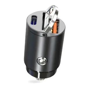 셀인스텍 듀얼포트 C-45W 차량용 PD 충전기 초고속 USB 시거잭