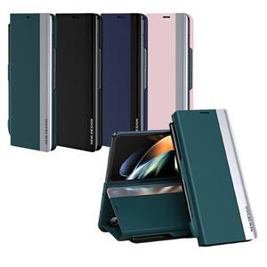 갤럭시 z폴드 7 6 5 4 3 마그네틱 가죽 플립 커버 펜수납 케이스