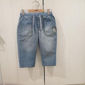 [지프키즈] KO2DPU755 곰와펜 8부 데님배기팬츠