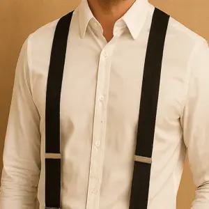 튼튼한 고급 국산 남성 3클립 서스펜더 남성멜빵 정장 캐주얼 멜빵 아빠선물 빅사이즈 가능