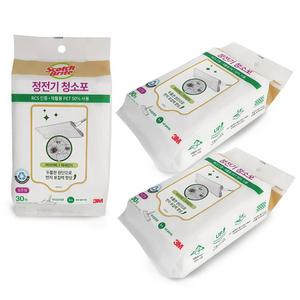 3M 정전기 청소포 표준형(30매)x3개 세트 (바닥청소포)