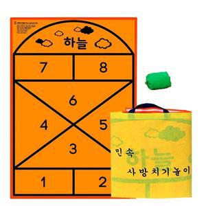 전통놀이 사방치기놀이 땅따먹기 유아