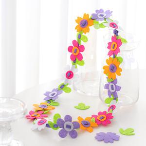 [민화샵] 꽃목걸이만들기 유아미술 미술치료 집콕놀이키트