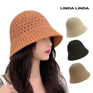 [1플러스1플러스1] 린다 버킷햇 벙거지 모자 썬캡 비치 페도라 밀짚 여성 여름 여자 왕골 자외선차단 등산 골프 낚시