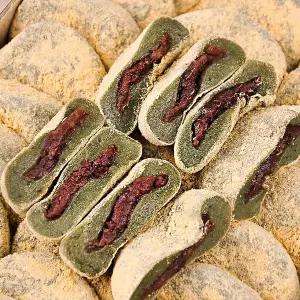 [푸르젠][팜투맘] 굳지않고 쫀득한 콩고물 쑥떡 1.3kg (55g 24개입)