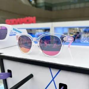 [소다몬](신세계 사우스시티)8-13세자외선차단(국산)가벼운주니어루키선글라스(클리어유광테)핑크미러렌...