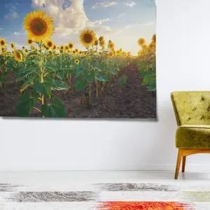 [텐바이텐]특대형 패브릭 포스터 풍수인테리어 그림 해바라기