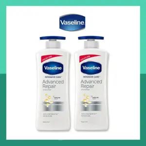 (2개) 바세린 바디로션 인텐시브케어 어드밴스드 리페어 로션 600ml