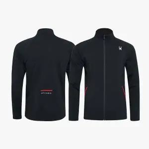 [스파이더](센텀시티점) 남성 트레이닝 프로웹 스탠드넥 집업 SPHPCNFT201MBLK