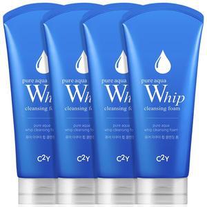 [C2Y] 아쿠아휩/화산송이 모공/그린티 클렌징폼 120mlX4개 묶음 세트