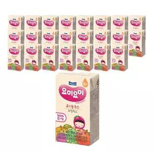 [소비기한 임박] 요미요미주스 과일믹스, 125ml, 24개