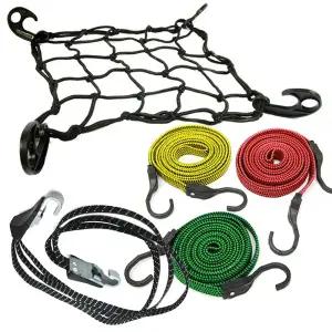 다용도 그물망 밧줄 고무바 오토바이 자전거 바이크