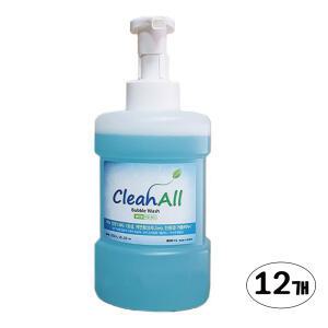 클린올 버블워시 대용량 800ml 12개_비누성분 EWG1등급,계면활성제Zero,친환경 거품비누!