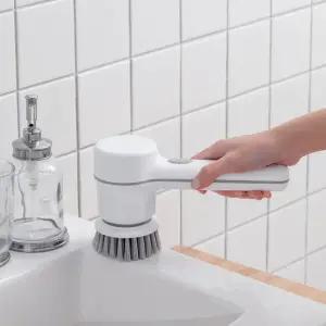 하츠 IPX7방수등급 C타입 충전용 초강력 욕실청소기 바스버디 + 브러시 6종 CEB-131F