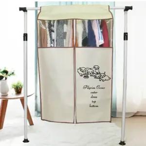 필그림 국산 부직포 빅 드레스 행거커버 옷커버(60cm) - 강아지 디자인