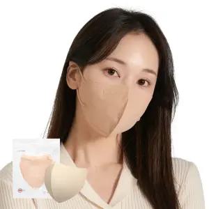 맘편히 KF94 새부리형 4중 필터 컬러 마스크 대형 중형 소형 50매