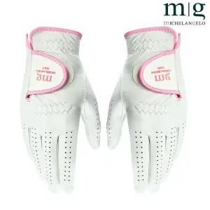 올양피 골프장갑 여성용 양손착용1켤레 미켈란젤로 고급형 올양피 골프장갑