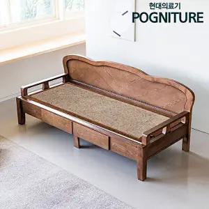 [현대의료기][SK단독] HD G206V2SF 서랍형 홍맥반석 돌소파