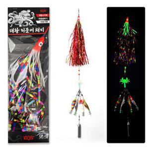 이오스컴퍼니 대왕 피문어 버림봉돌 채비