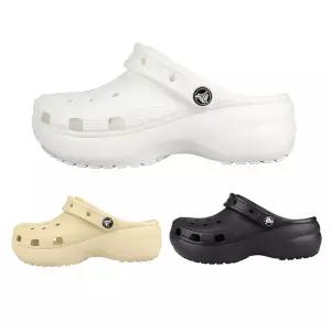 CROCS 당일발송 클래식 플랫폼 클로그 우먼 206750 3종 택1 C