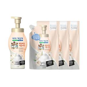 아이깨끗해 폼바디 너리싱케어 700g 용기+리필, 650g, 3개