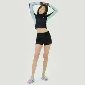 [아레나수영복] 엑티브 2부 레저 팬츠 A4BL1QW41BLK