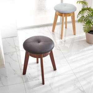 루나 원목 회전 스툴 의자 화장대 보조 간이 편한  2colors