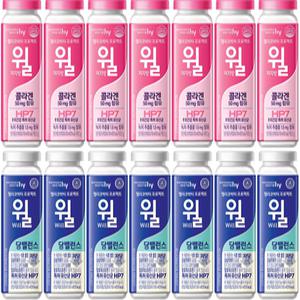 한국야쿠르트 오리지널 윌저지방7개 + 윌당밸런스7개, 총14개입