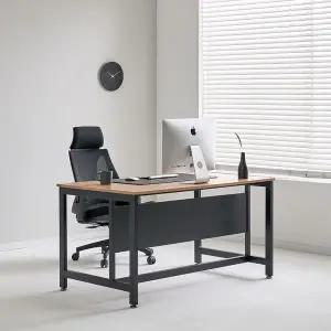 [티에스퍼니처] TS-03 LPM 가림막 철재책상 타공 데스크책상 1800x800