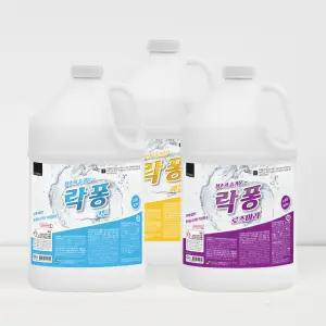 락퐁 욕실 화장실 청소세제 세정제 4Lx3 3가지향 세트
