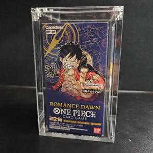 투명 아크릴 원피스 부스터 디스플레이 케이스, 카드 수집기 상자 보호대, 일본 박스 OP-01 02 03/04, 4mm