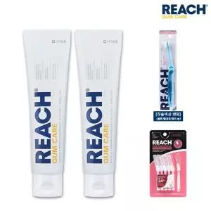 리치 검케어 잇몸 전문 치약 140g x2개 +센서티브 소프트 칫솔 x1개 + 치간칫솔 10입 MICRO TIGHT) x1개