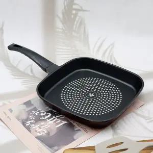 [퀸센스] 사각 후라이팬 퍼펙트 가스레인지용 계란말이팬 스텐 코팅 프라이팬 28cm