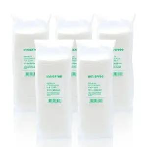 이니스프리 닦아 쓰는 화장솜 80매 5개