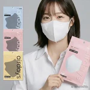 에어데이즈 KF94 새부리형 마스크 50매/100매 소형 중형 대형 특대형