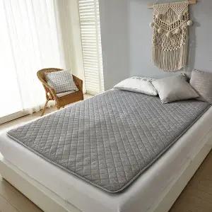 [크리벨] 탄소무자계 전기요매트 다이아그레이 라지킹 좌우분리형(180x200cm)