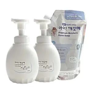 아이깨끗해 프리미엄 핸드워시 힐링코튼향 450mlx2+리필600ml 코스트코 손세정제