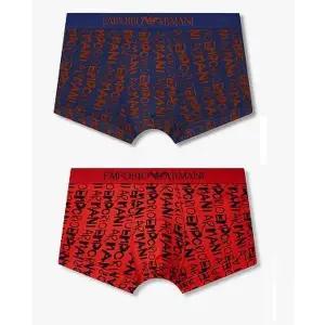 [EMPORIO ARMANI](강남점)남성 리피트 로고 패턴 밴딩 드로즈 2종 SET(0814312012,0814312014)