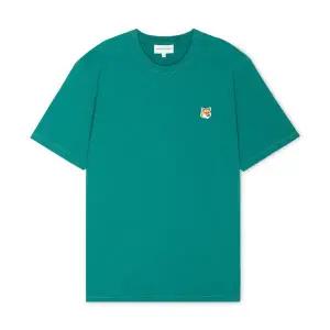 [메종키츠네] 남성 폭스 헤드 파인 반팔티 LM00104KJ0008 P373