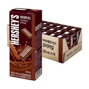 허쉬 초콜릿 드링크 오리지널 235ml X 24팩