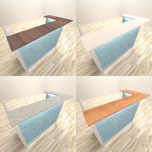 사무실 파티션 카운터 안내데스크 상판 선반