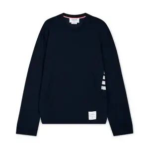 [톰브라운] 남성 사선 네이비 긴팔티 MJS218A J0084 415