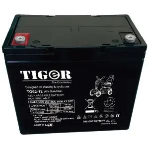 전동휠체어배터리 타이거 TG62-12 12v 62ah (2개 1박스)