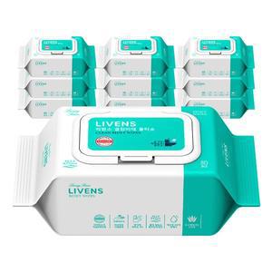 [리벤스] 소프트 클린 화장실 비데티슈 캡형 80매10팩