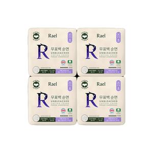 라엘 팬티형 무표백 순면커버 입는 오버나이트 6개입 M L 4개 부드러움