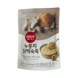 CJ 햇반 누룽지닭백숙죽 420g x 6개