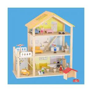 원목 대형 3층 인형의집 돌하우스 소꿉놀이 역할놀이 인지발달 완구